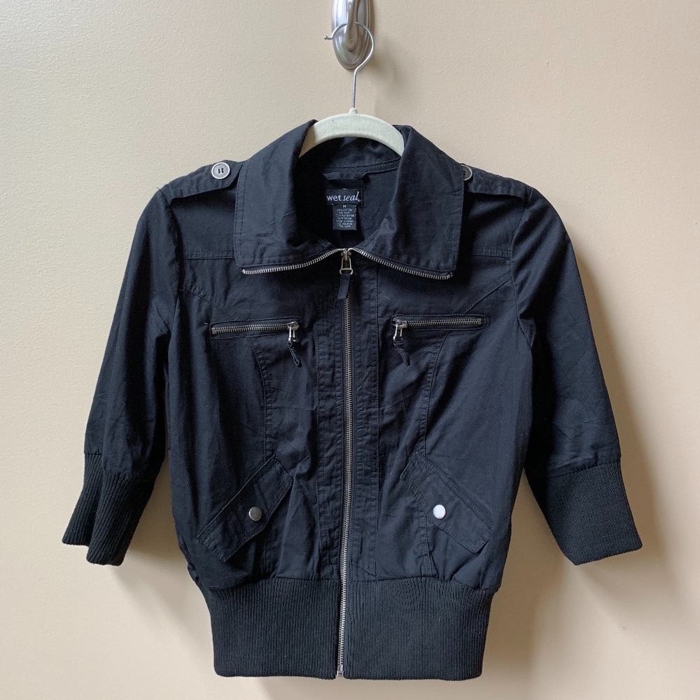 Weat Seal 1/2 sleeve Cotton Bomber